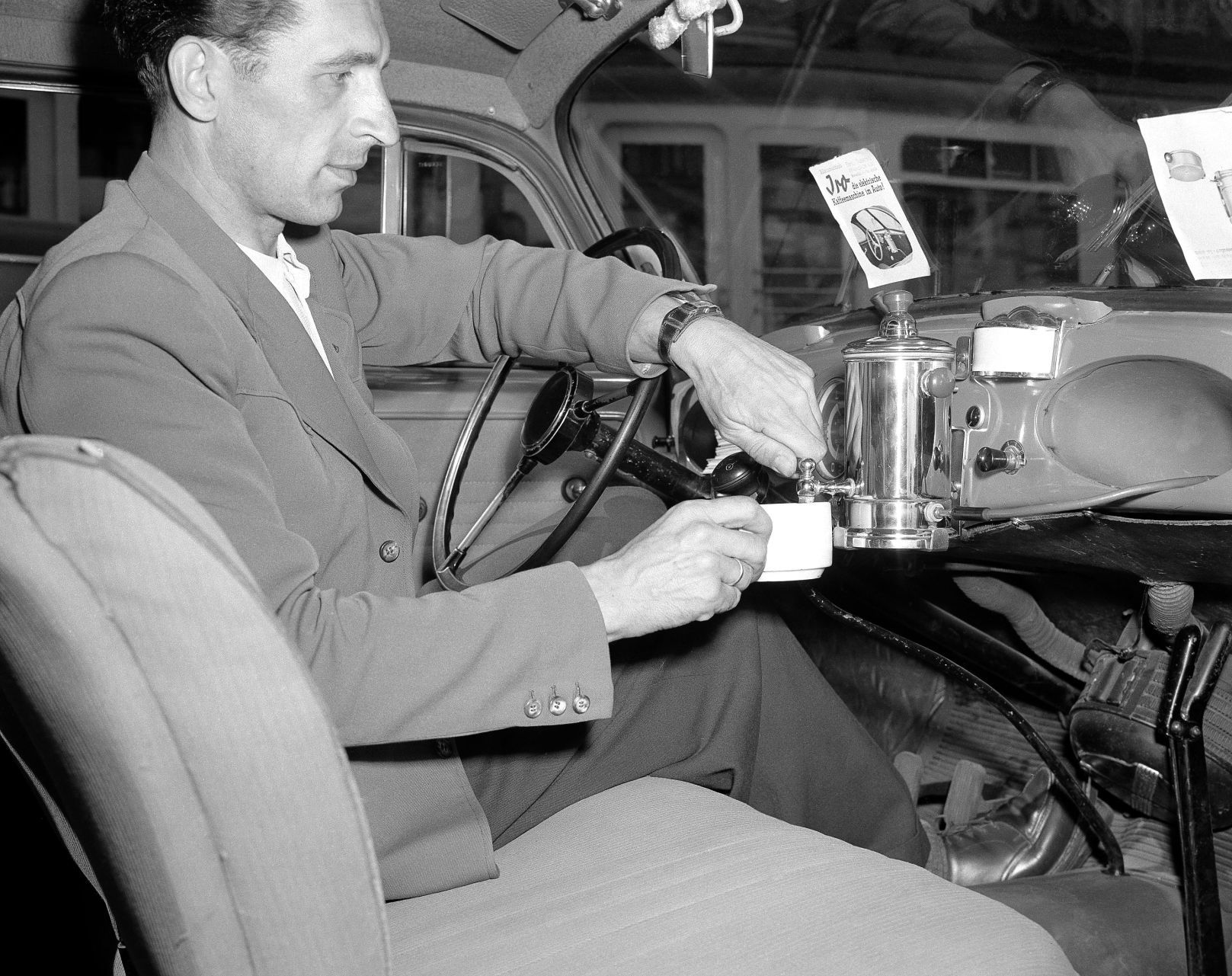 1950: Coffee In Your Car